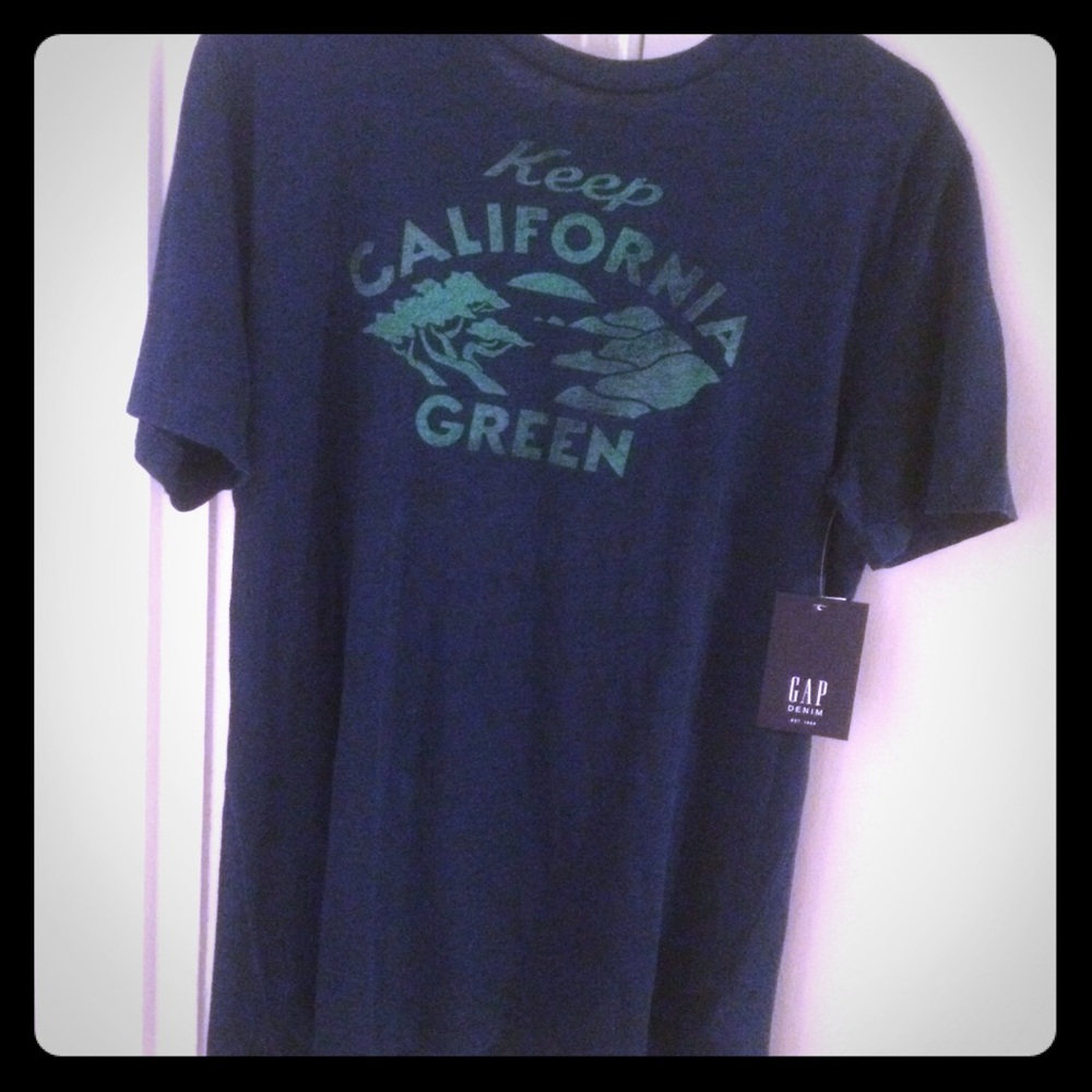 Keep California green tee (new)